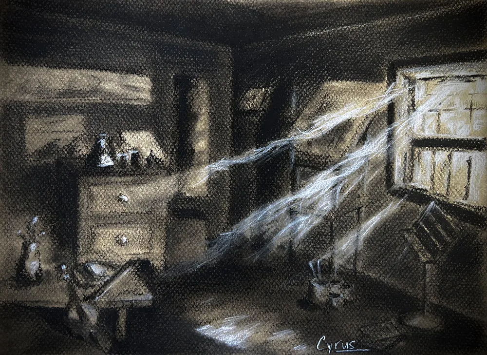 Interior, with a Viola